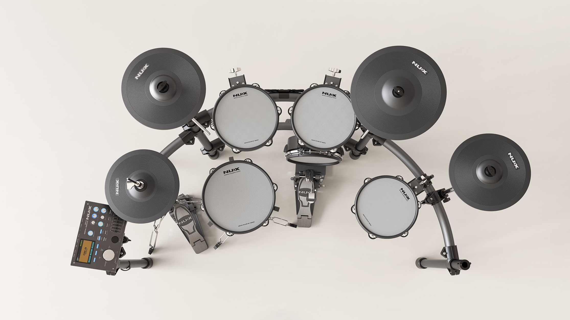 NUX NUX DM-8 旗艦級 全網狀鼓面 電子鼓 第 3 張圖片｜三峽鼓 / 打擊