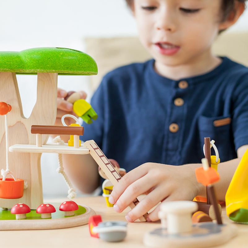 PlanToys 木質娃娃屋-秘密樹屋