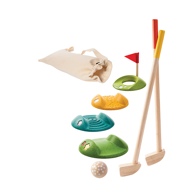 PlanToys 經典木作童玩-高爾夫球練習組