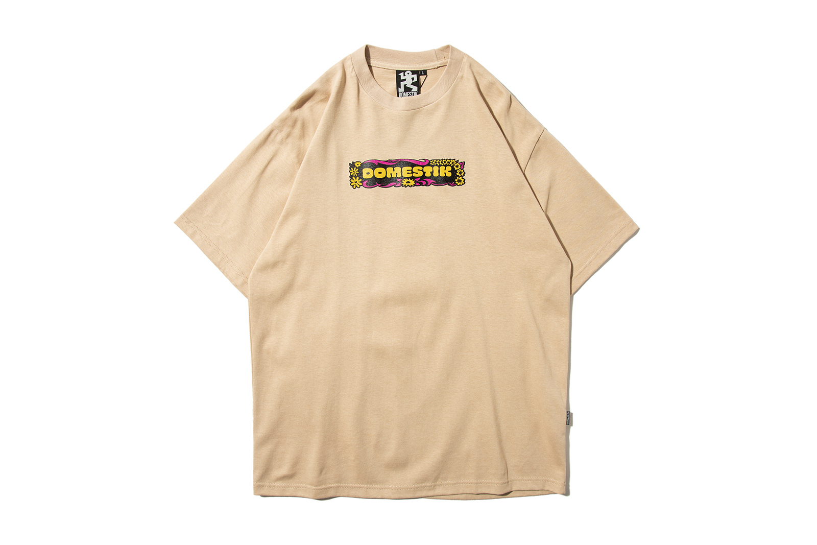 DOMESTIK “INTO OTHER WORLD TEE“ (Beige)