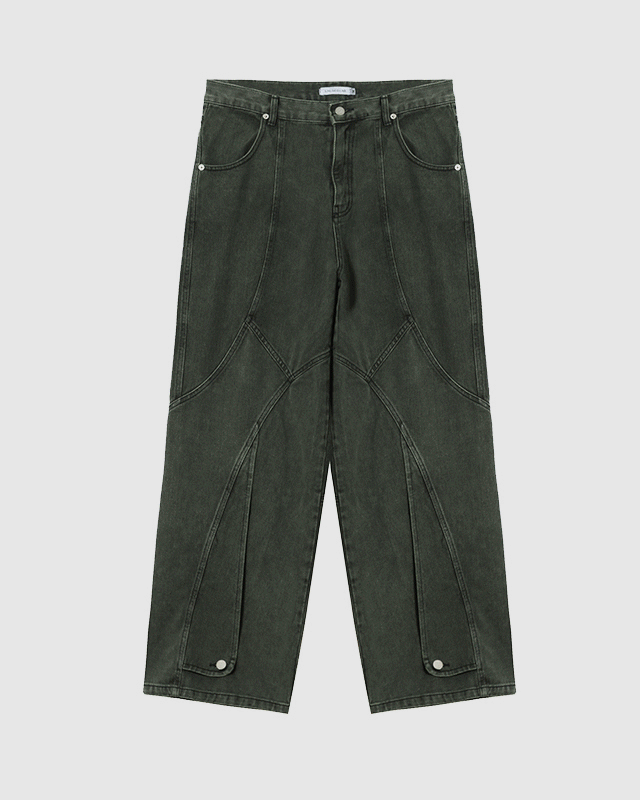 純色限量牛仔褲