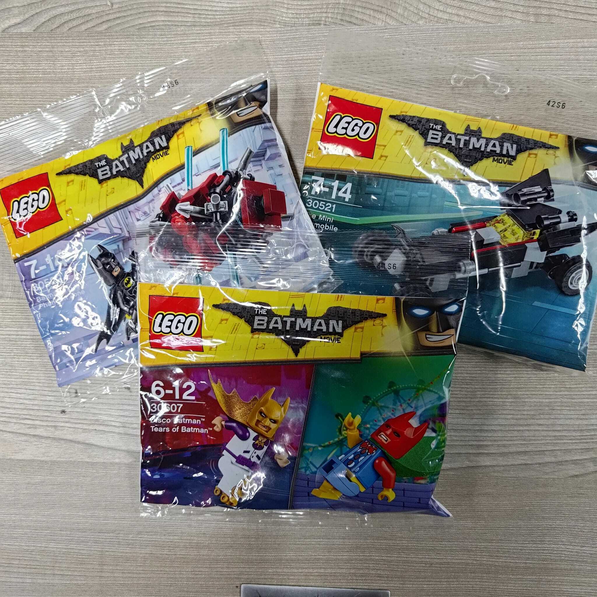 絕版三連擊 全新 LEGO Polybag 30521 + 30522 + 30607 (DC Batman)