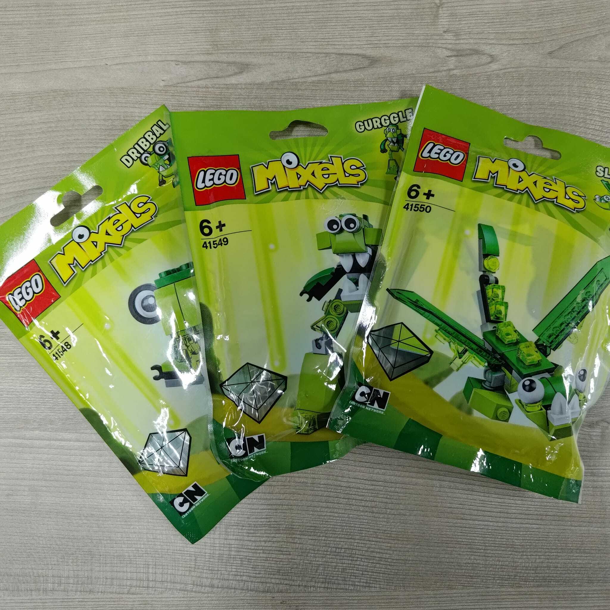 [絕版稀有] 全新 LEGO 41548 + 41549 + 41550 合體小精靈 (Mixels)