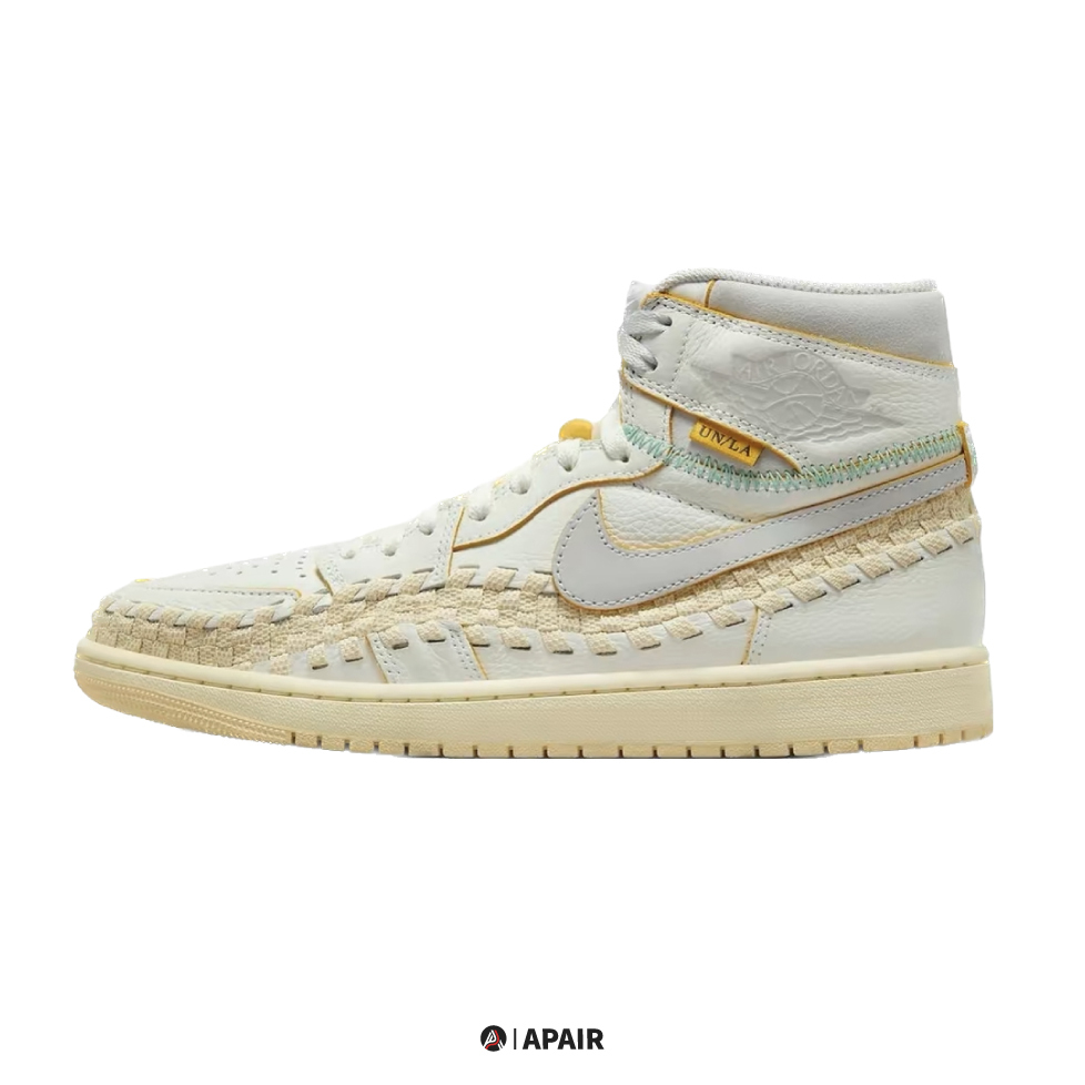 【APAIR】預購 Union x Bephies Beauty Supply x Air Jordan 1 high OG "Summer 96" 白灰 編織 奶油底  FD2565-100