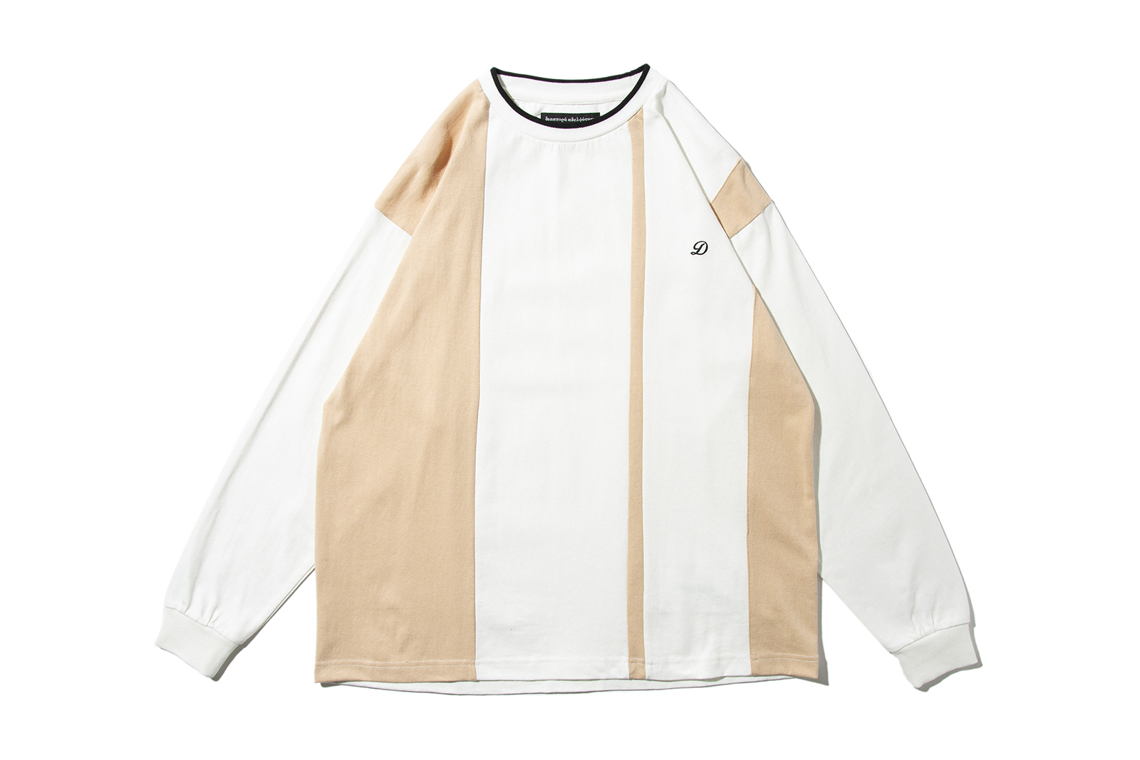 DIASPORA SKATEBOARDS "VERTICAL LINE L/S TOP" (Lvory)