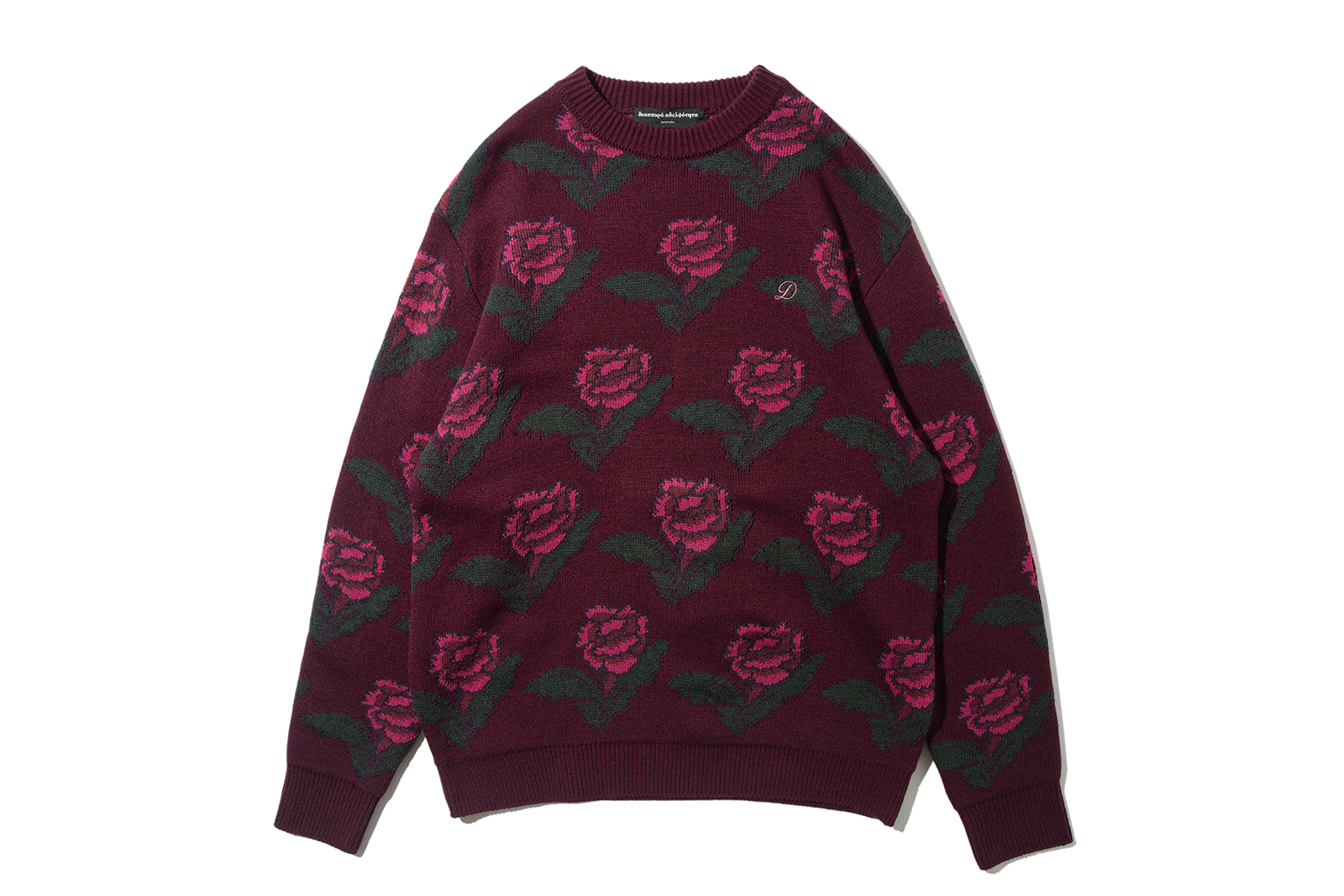 DIASPORA SKATEBOARDS "TODD SWEATER" (Raspberry)