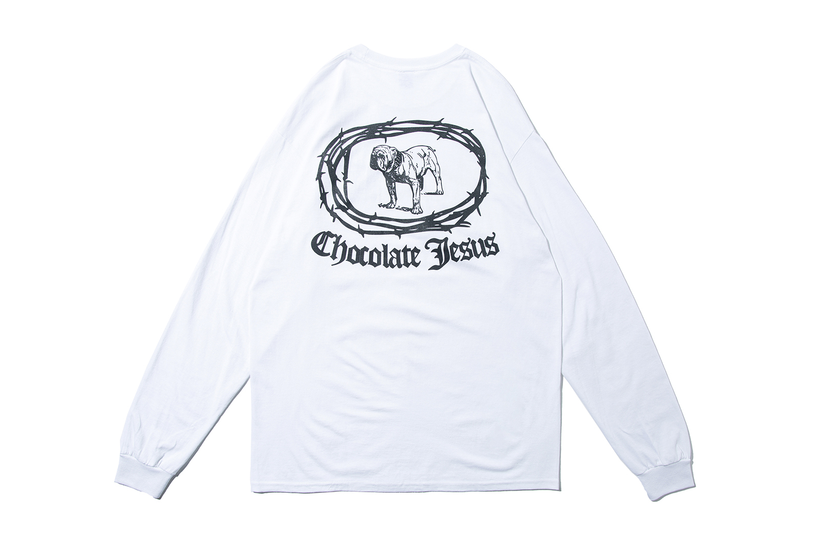 Chocolate Jesus ''DAWG LS TEE'' (White)