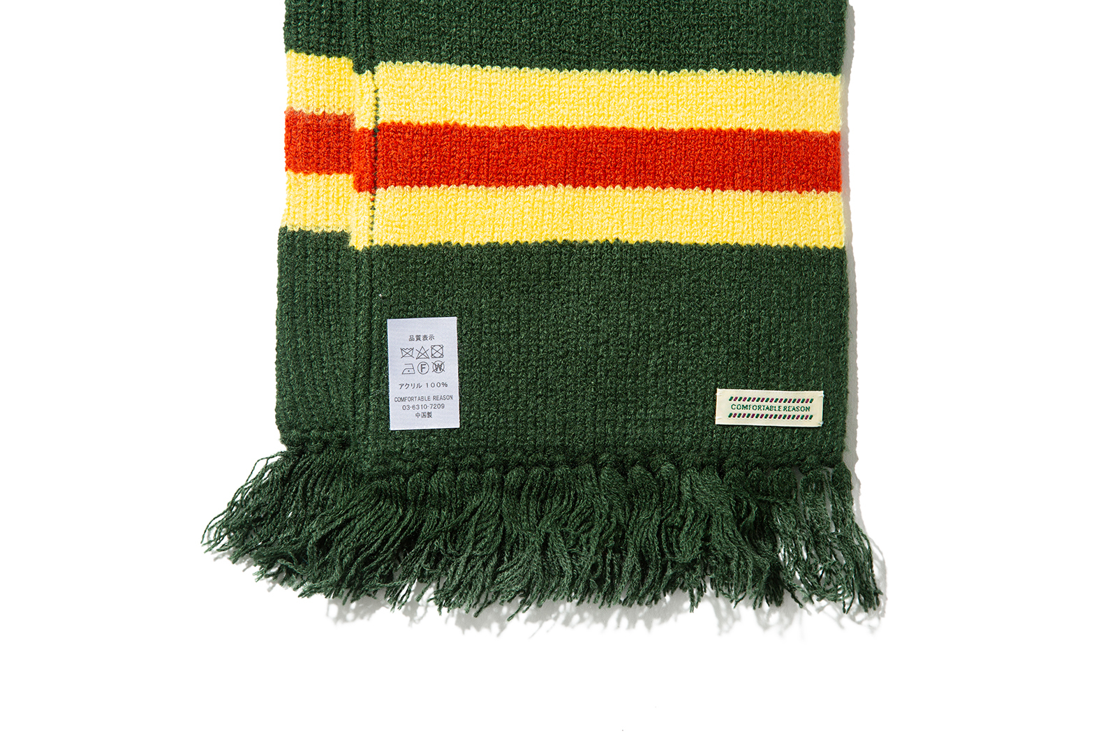 COMFORTABLE REASON "ACADEMIC SCARF“ (Rasta)