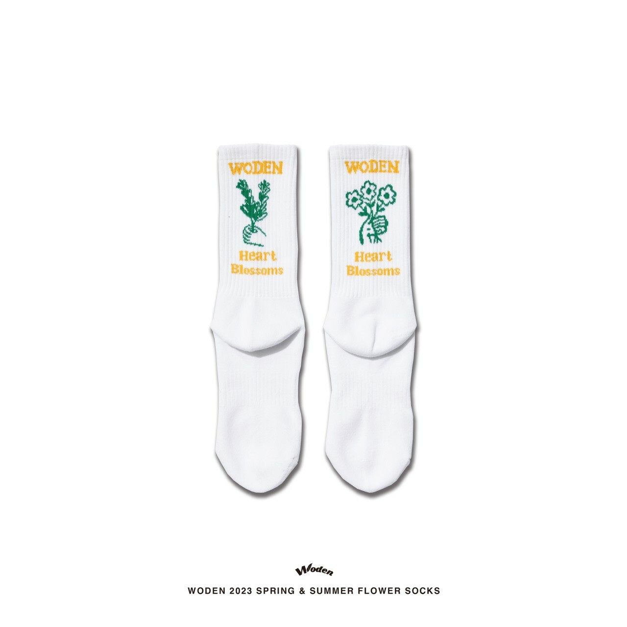 WODEN 2023 Spring & Summer 077 Flower Socks 白