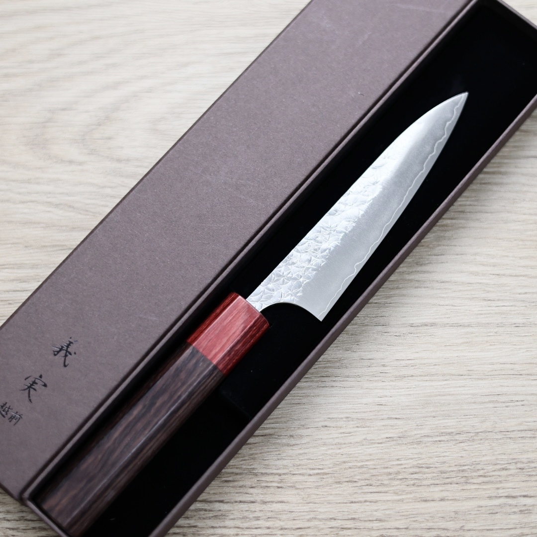 加藤義實 水波 蔬果刀 120mm SG2粉末HSS鋼