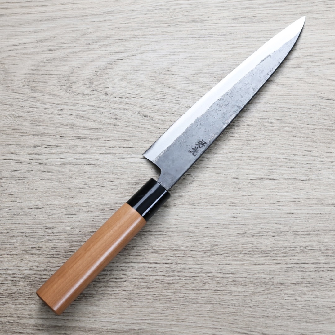 好光 牛刀 180mm 白紙鋼 黑打 櫻桃木柄