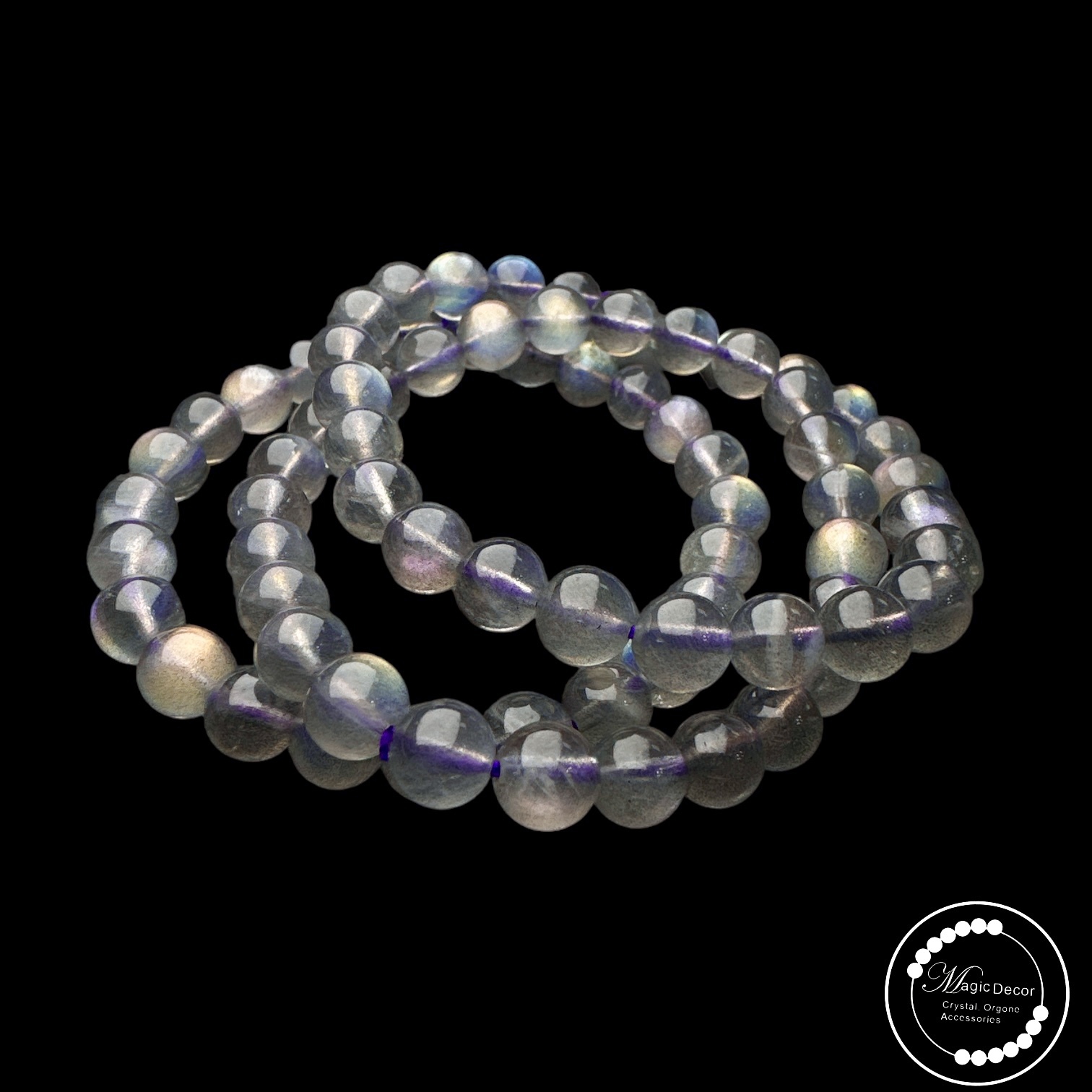 250816 - C48 7mm+傳承級人魚姬紫拉長石手串