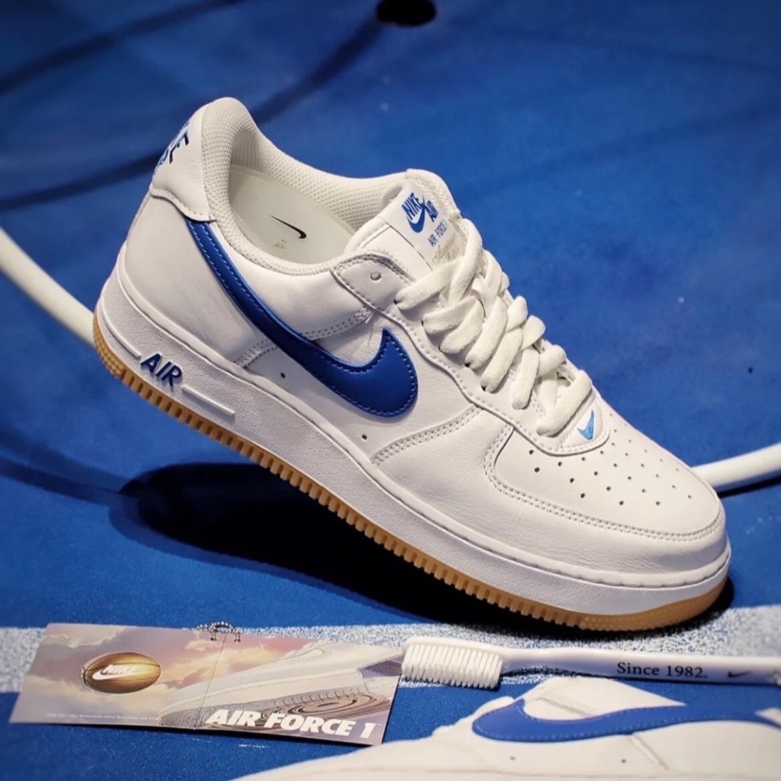 Nike Air Force 1 Low retro "Since 82" 白藍板鞋 空軍 DJ3911-101
