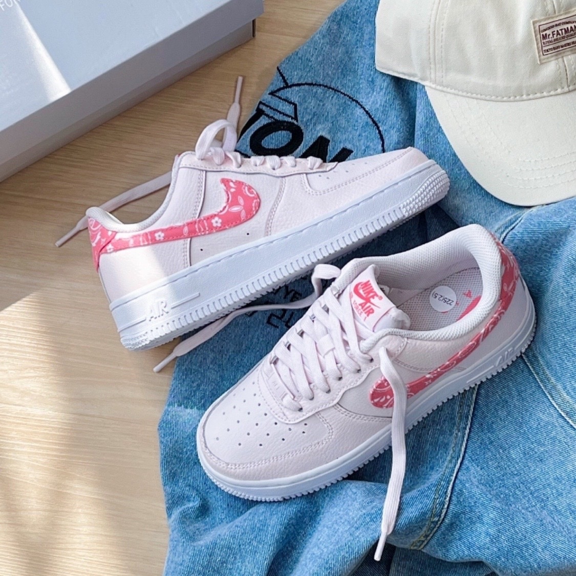 Nike Air Force 1 Low "Pink Paisley" 變形蟲 粉色 女鞋 FD1448-664