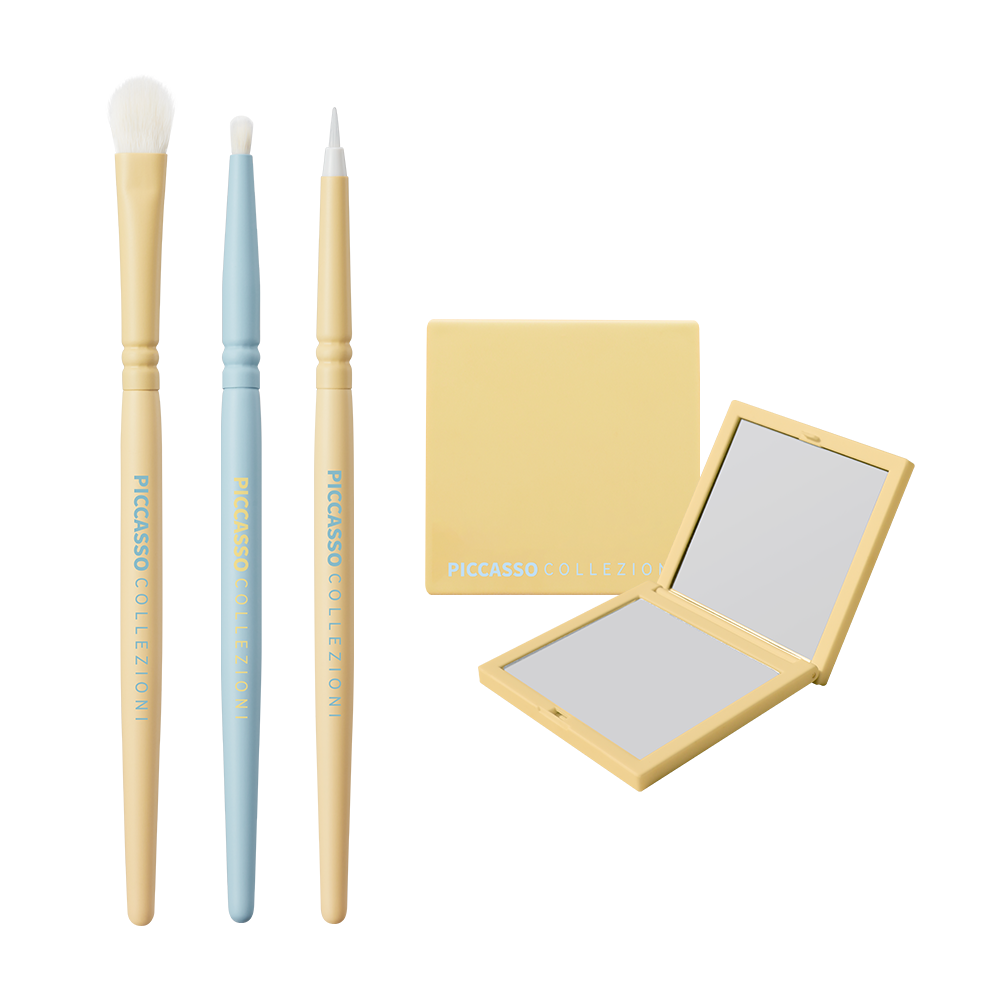 PICCASSO Collezioni Lemon & Cream Soda Edition Eye Brush Set