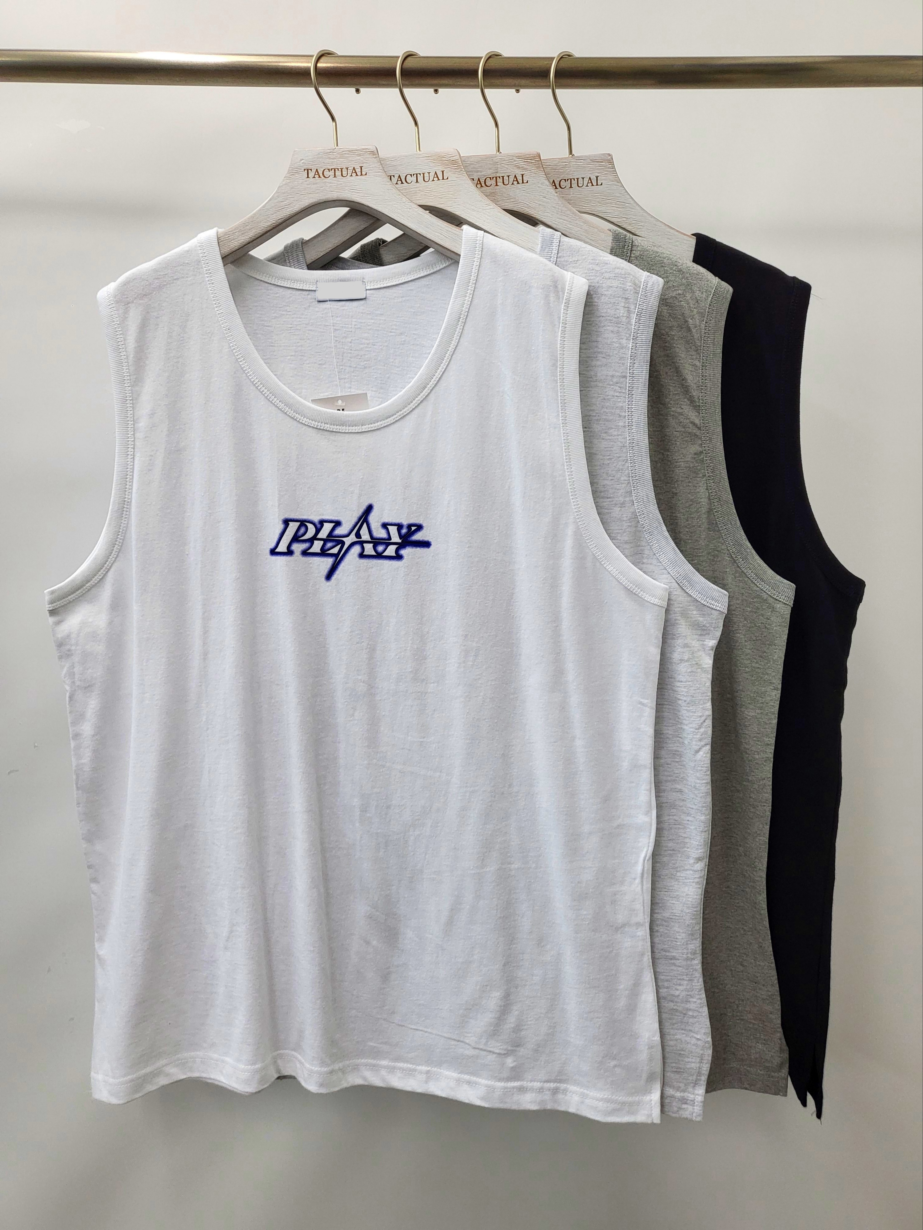 英文字背心 V1016