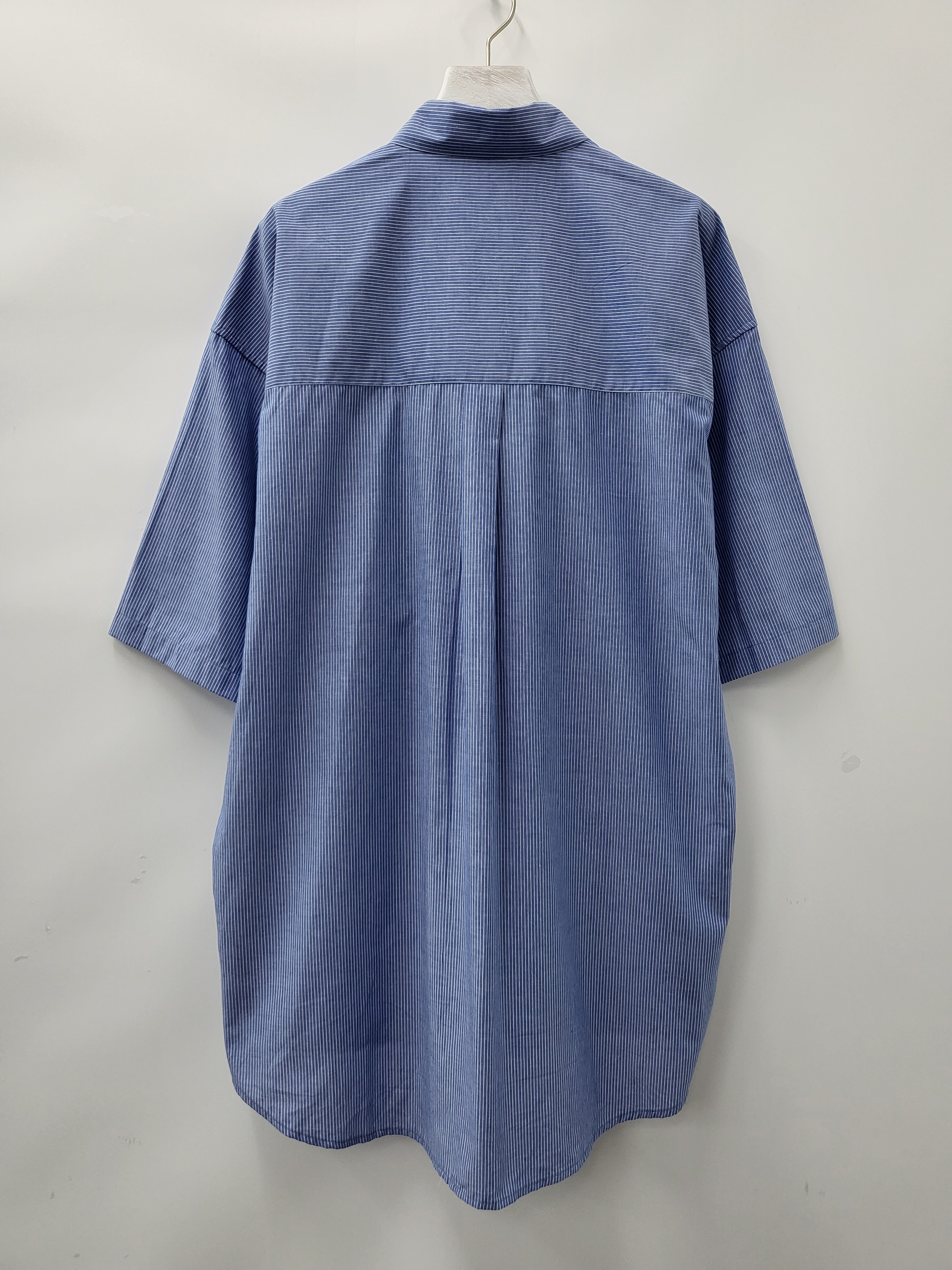 條子短袖恤衫 S2143