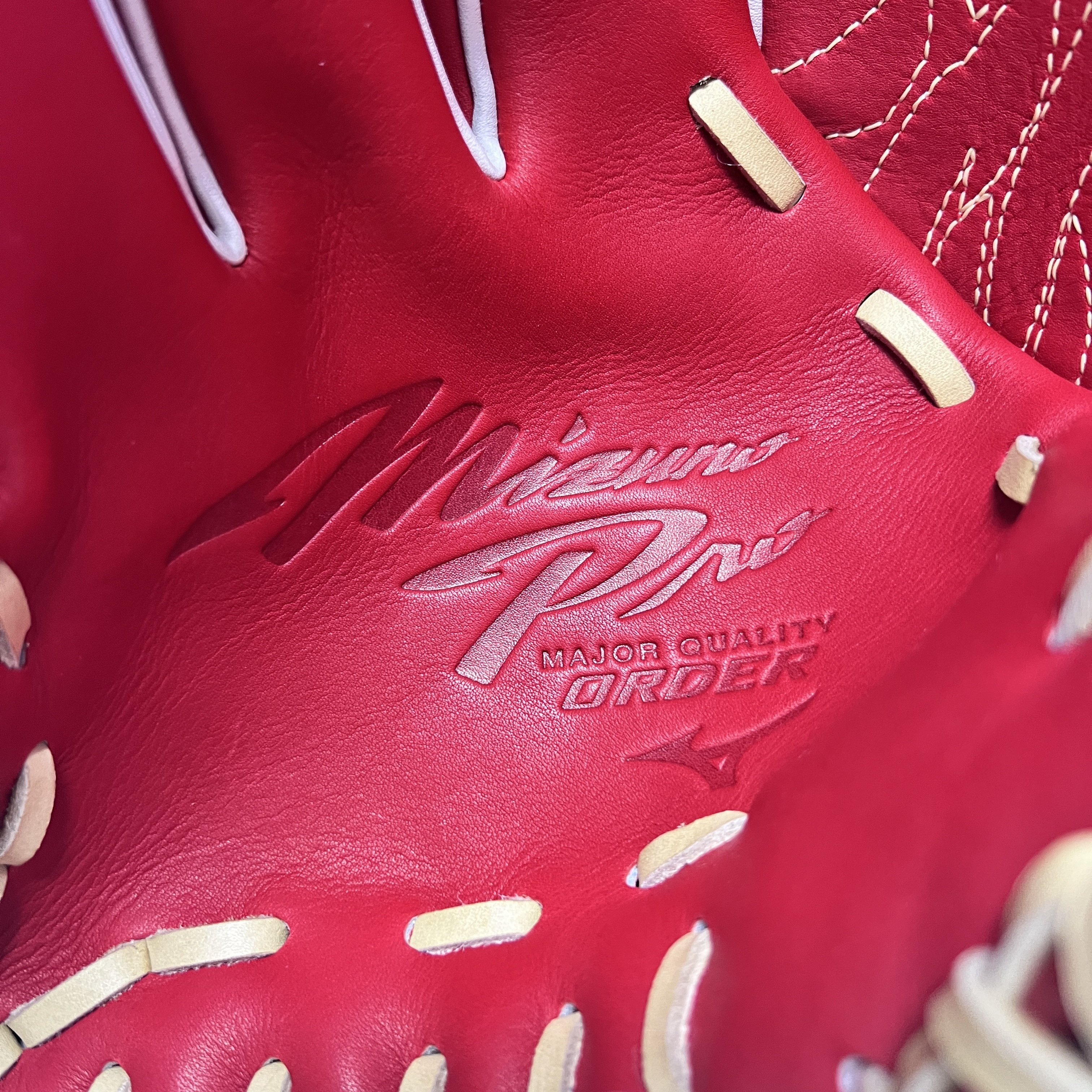 系列：MizunoPro 硬式order Model：田中将大配色：レッド62