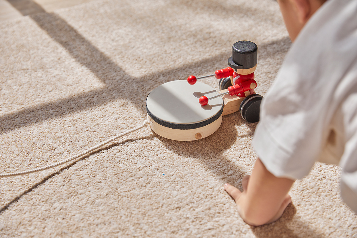 PlanToys 衛兵小鼓手拉車