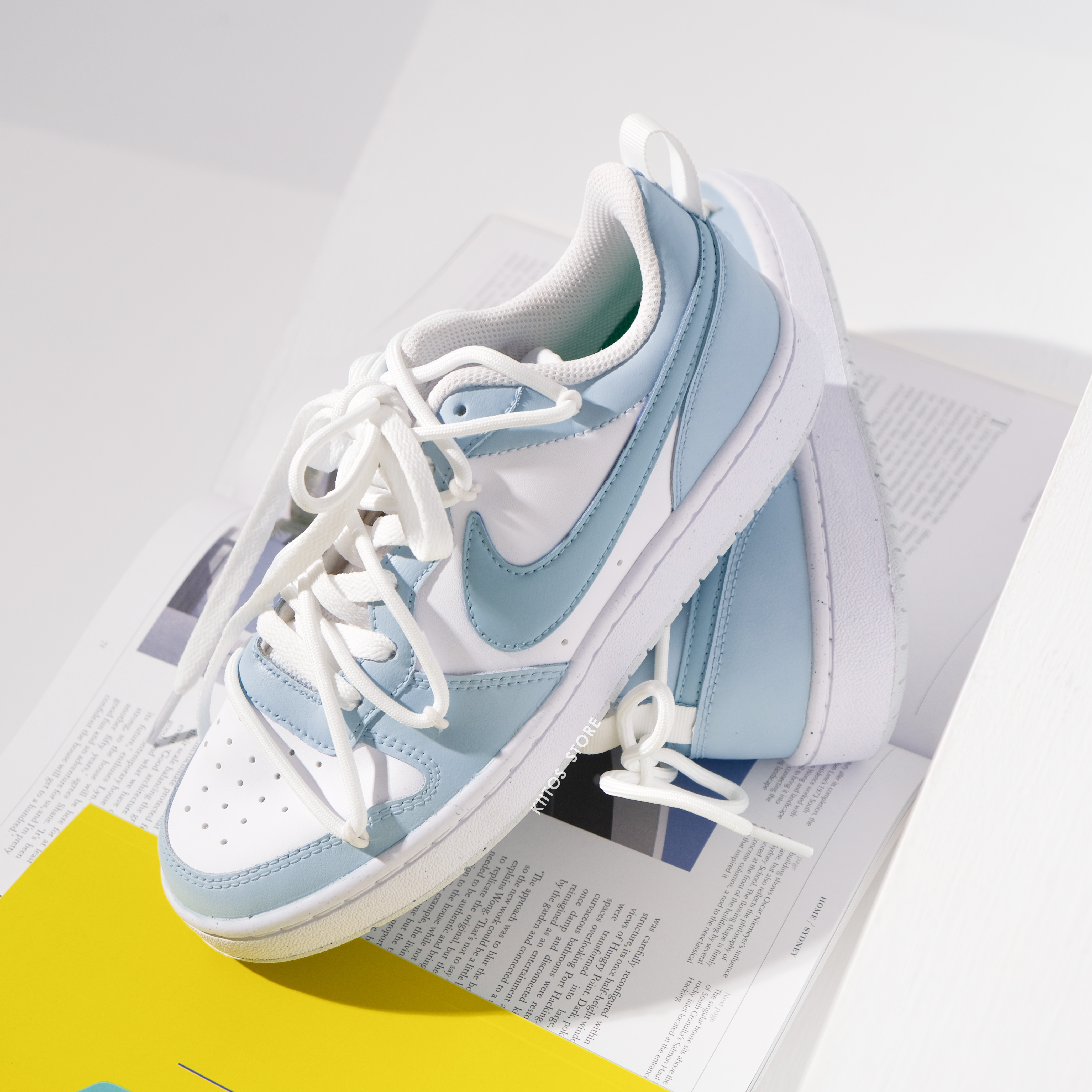 NIKE COURT BOROUGH LOW 2 藍風鈴 訂製款