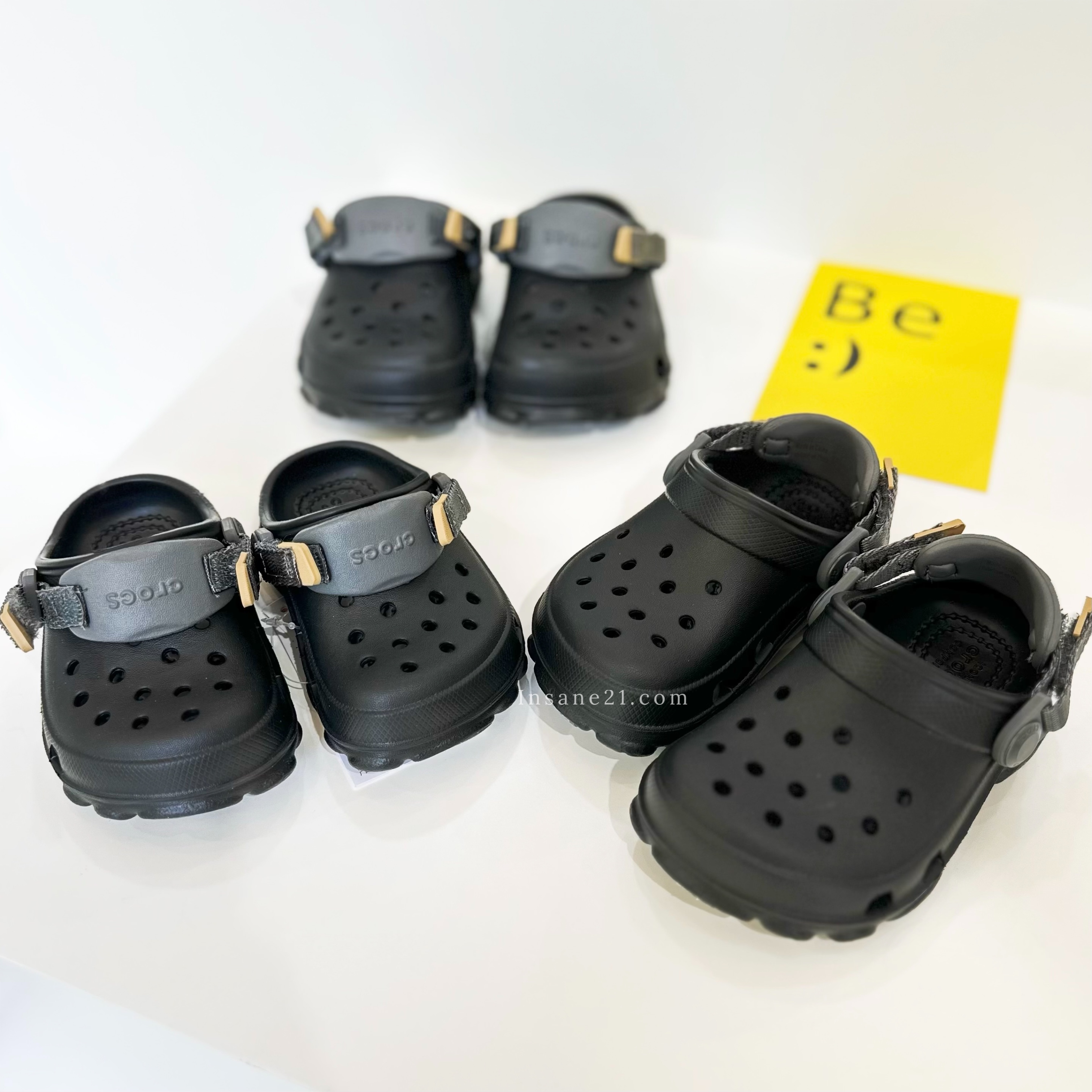 CROCS ALL-TERRAIN CLOG KIDS 黑/藍 特林洞洞鞋 童鞋