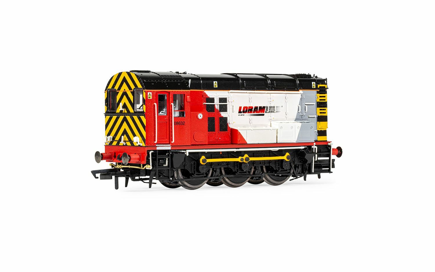 Hornby R30142 1:76 OO-scale Loram, Class 08, 0-6-0, 08632 - Era 11
