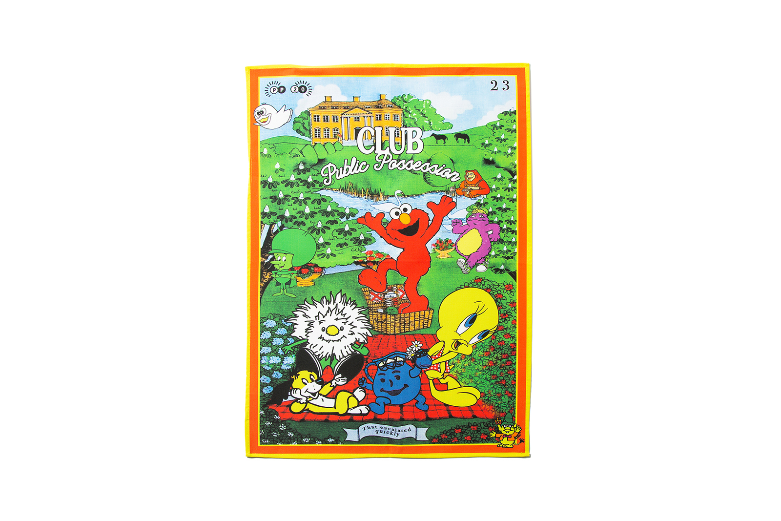 PUBLIC POSSESSION "GARTEN PARTY DISHTOWEL" (Multi)