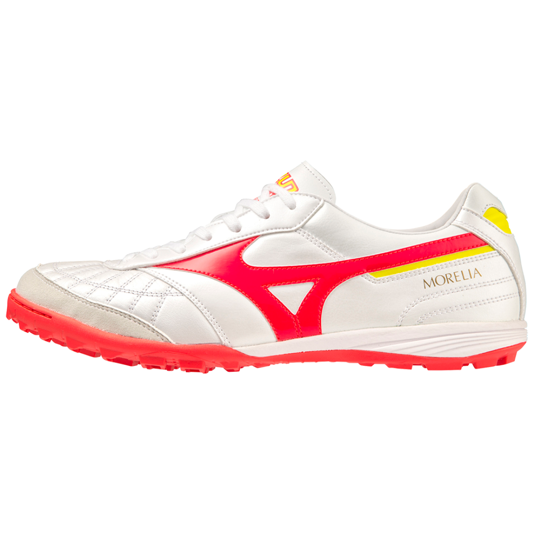 MIZUNO MORELIA SALA JAPAN TF 仿真草地足球鞋 白粉紅色  (特價貨品，不設退換)
