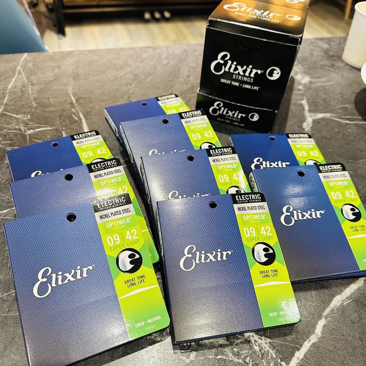 【免運】Elixir OPTIWEB 19002 超薄包覆 電吉他弦 套弦 09-42 【宛伶樂器】