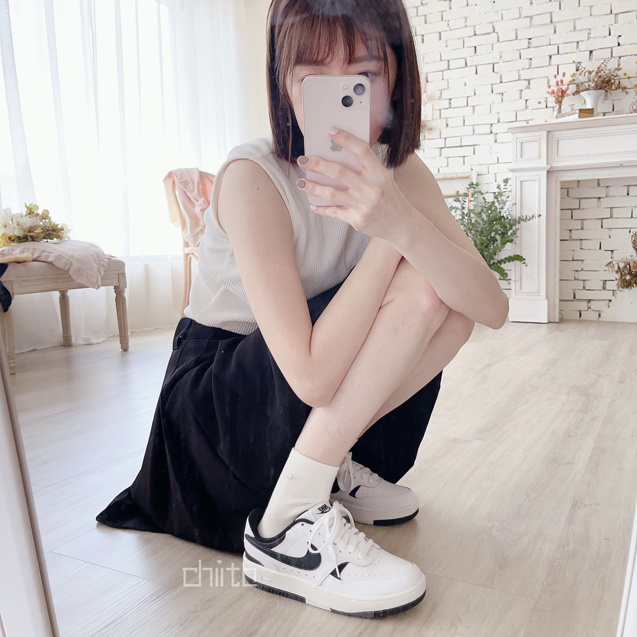 Nike Gamma Force 簡約白黑