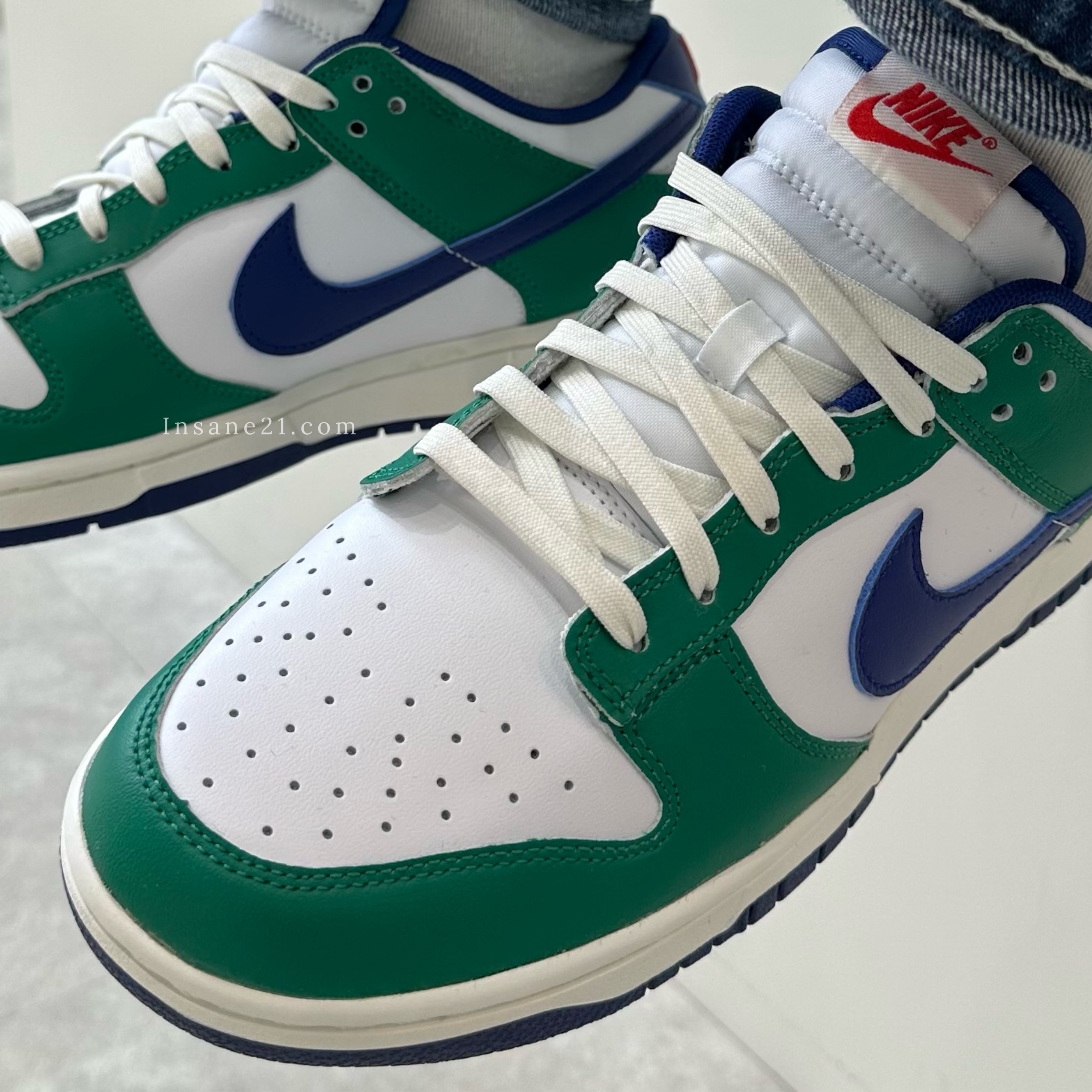 NIKE DUike Dunk Low “ Varsity Team” 綠白藍勾男女鞋FQ6849-14