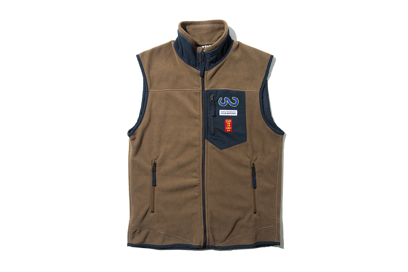PUBLIC POSSESSION  "CLUB BOTANIC FLEECE VEST"