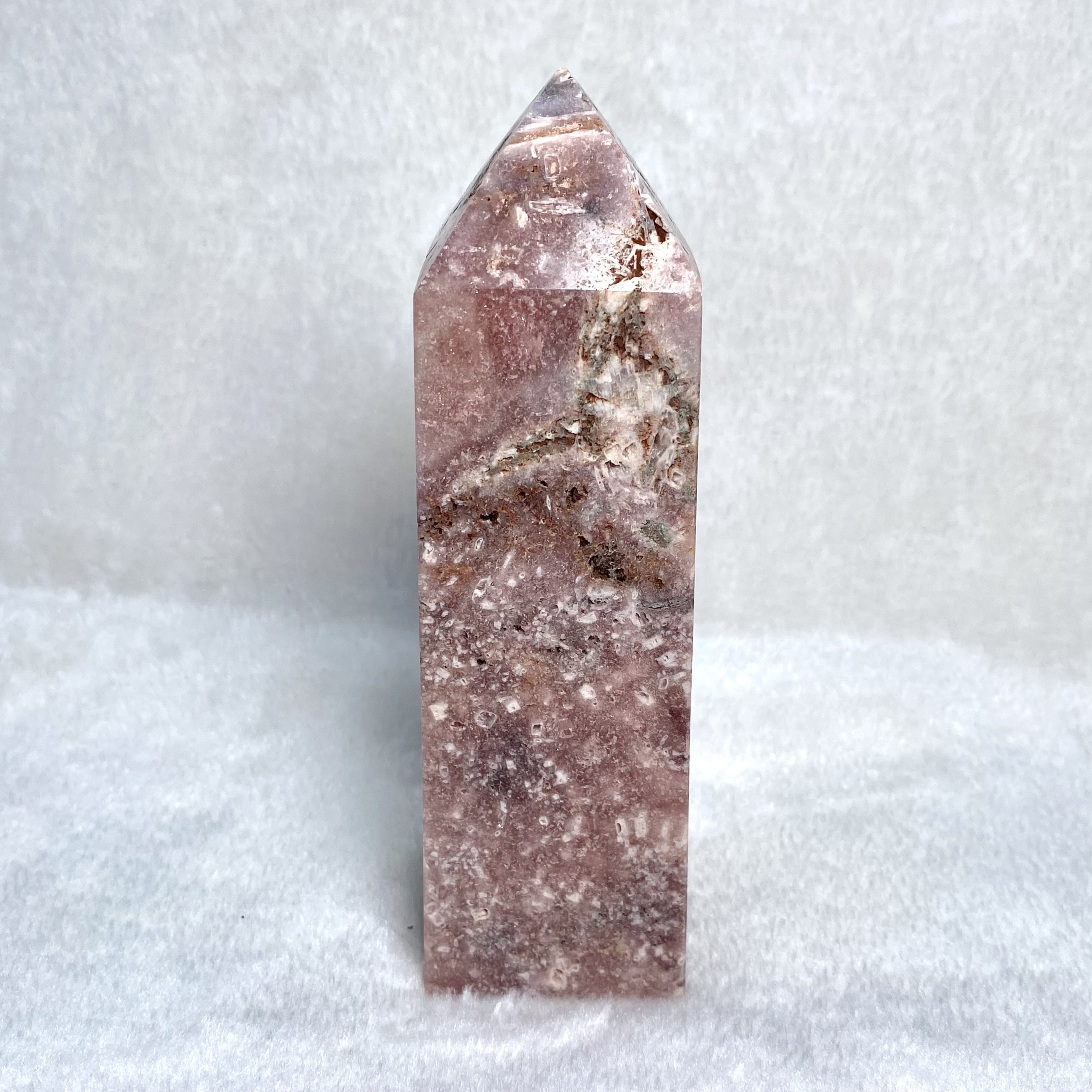 粉紫櫻花瑪瑙柱 #H436