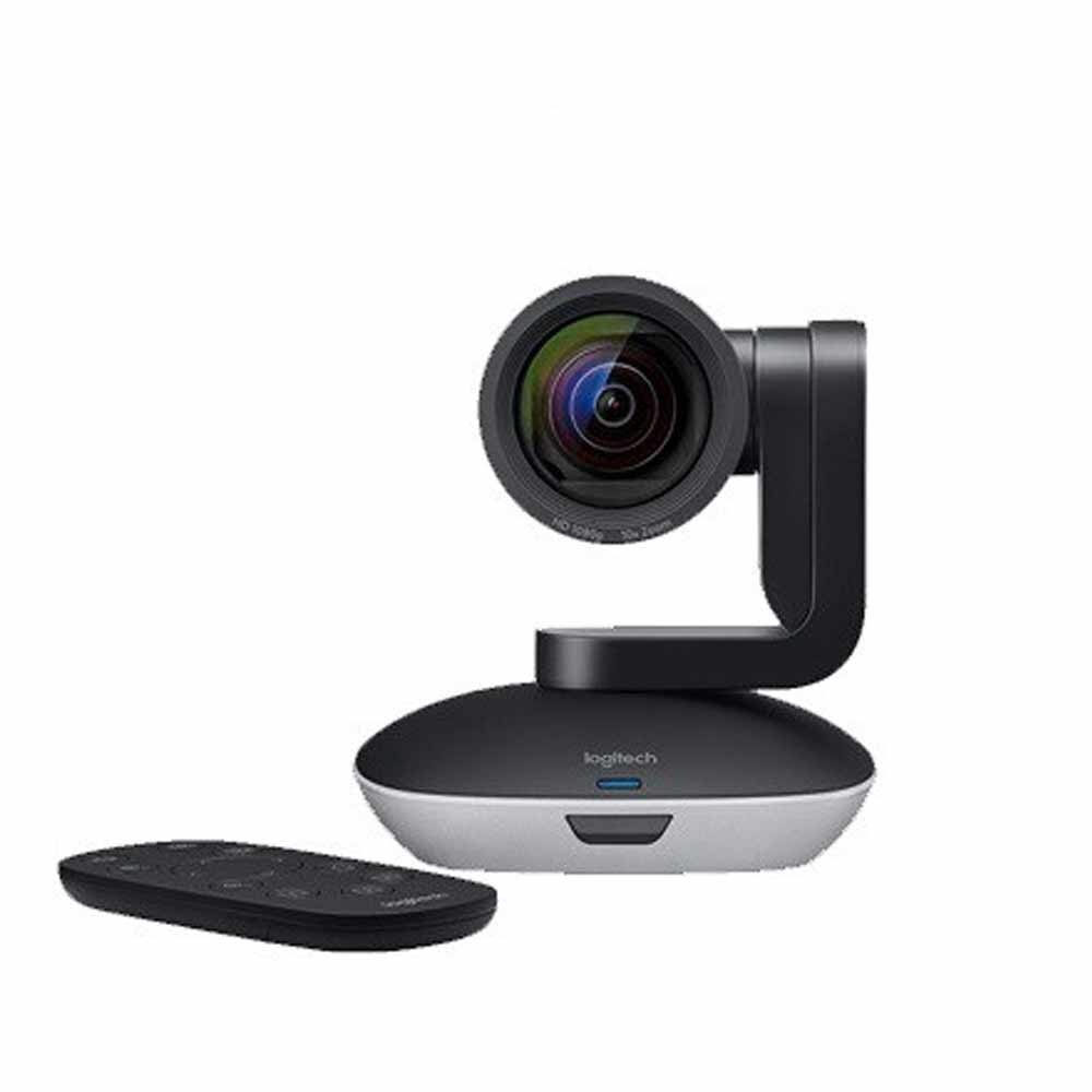Logitech 羅技 PTZ Pro 2 視訊會議攝影機與遙控器