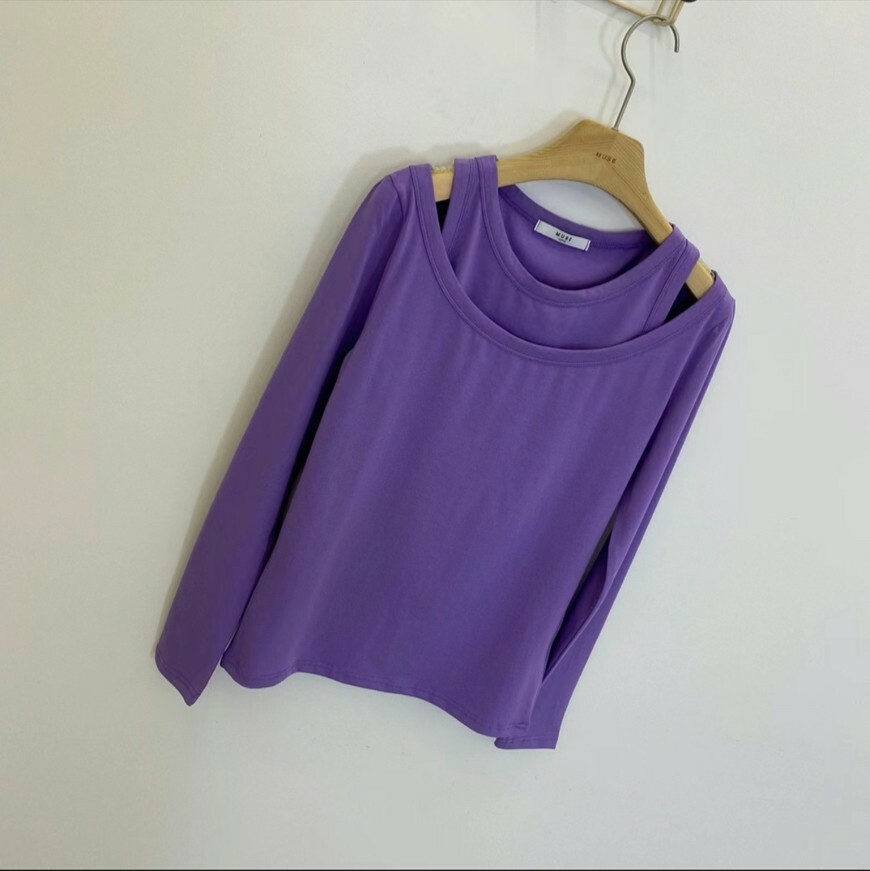 兩件式修身背心+T恤套裝