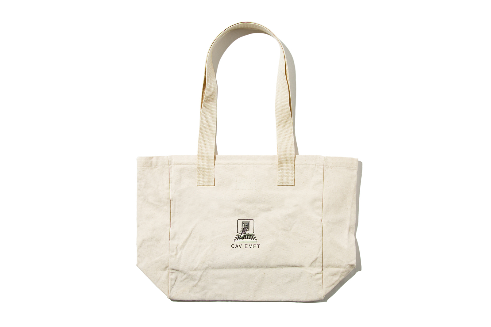 C.E "BEHIND THE PILLAR TOTE BAG" (White)