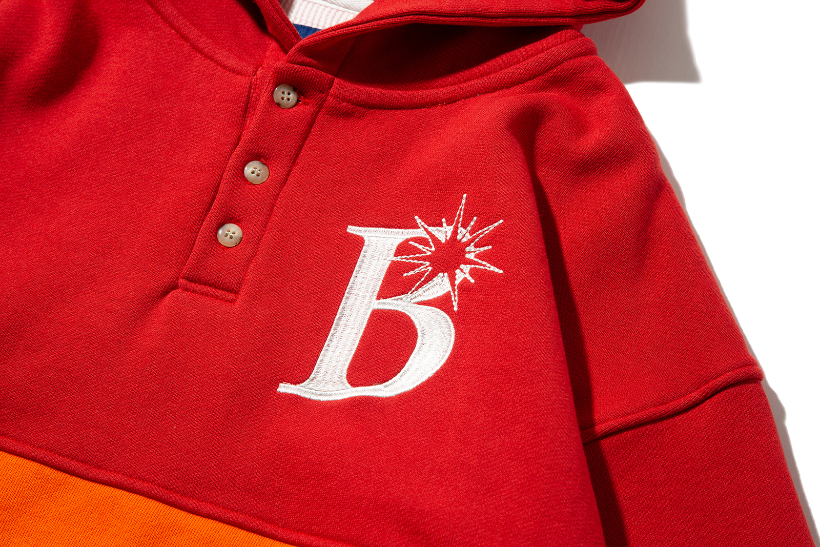 BoTT "2 TONE PULLOVER HOODIE" (Red)
