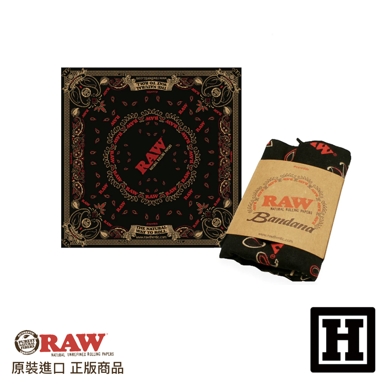 RAW Bandana 造型方巾