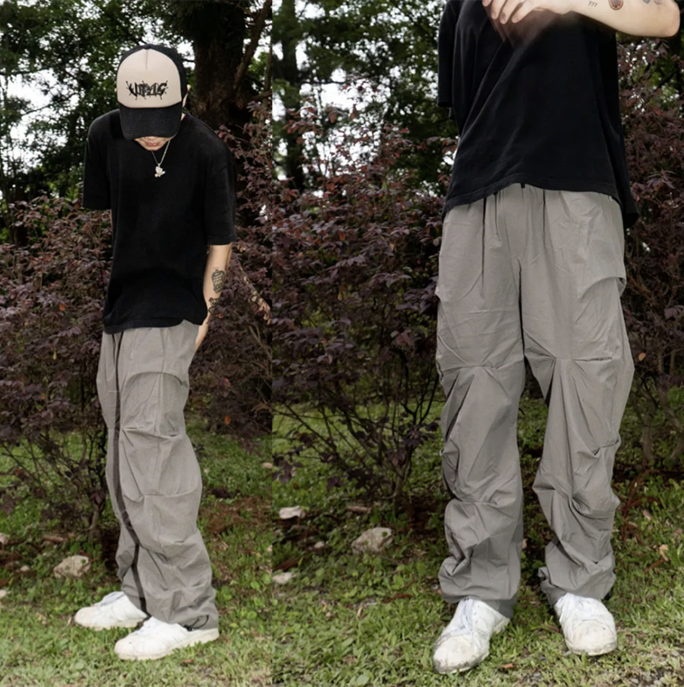 設計師品牌OPO (新色）霹靂彈性尼龍休閒褲 彈性尼龍長褲 彈性 尼龍 休閒長褲