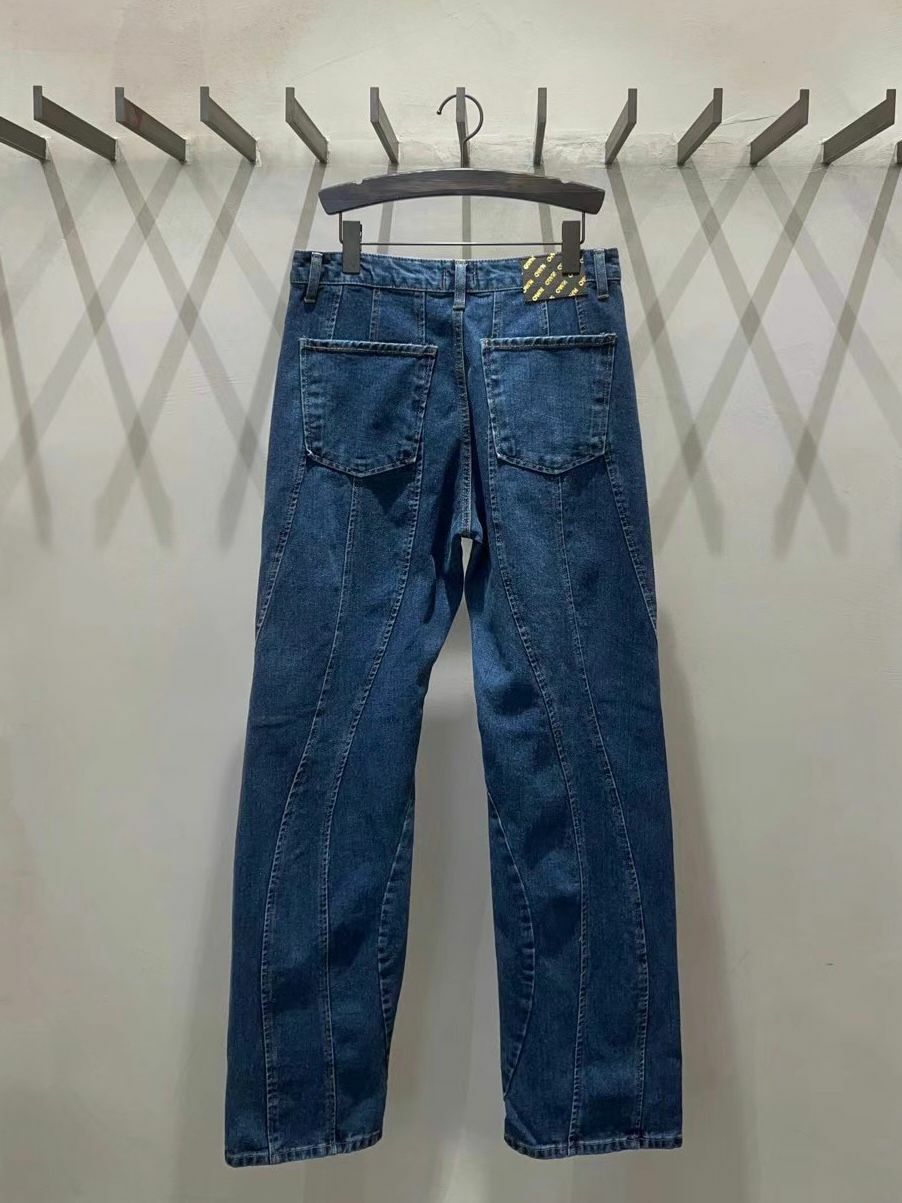 車線鬆身牛仔褲 OWN-015J