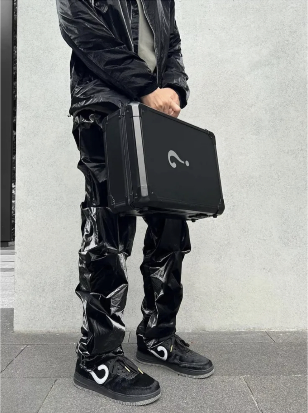 設計師品牌OPO 霹靂 金屬 尼龍休閒褲 PILI NYLON METAL PANTS 長褲