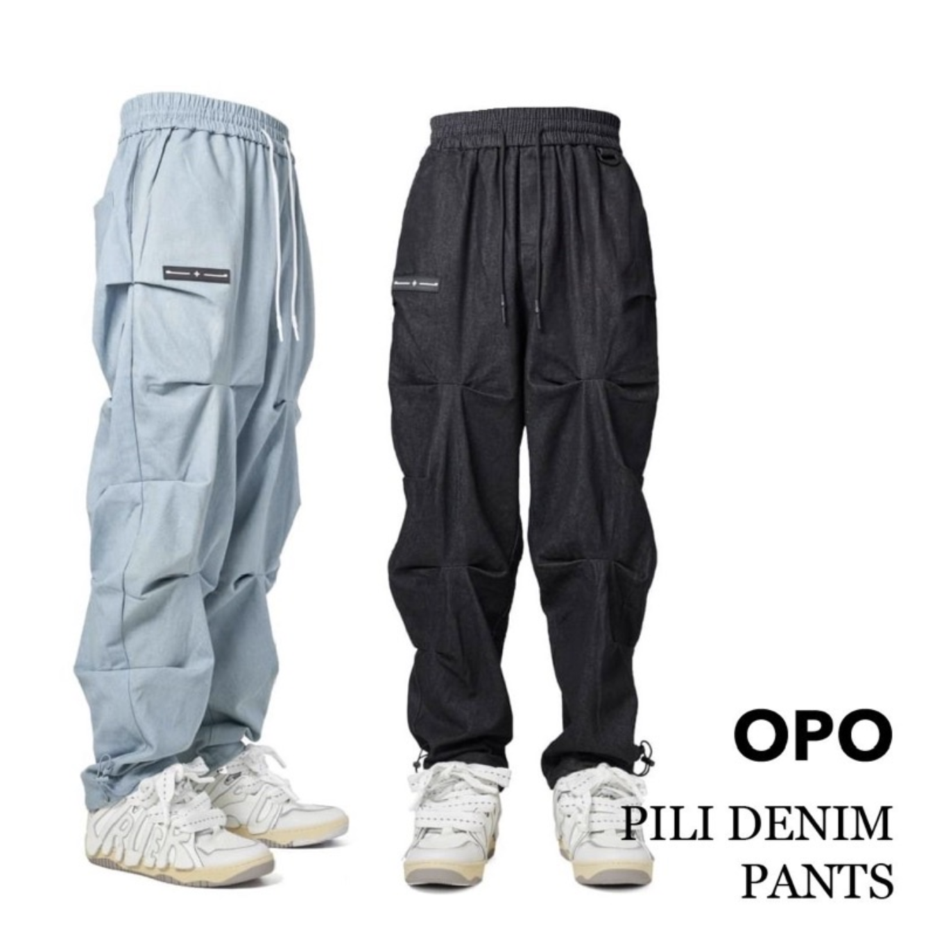 OPO新銳設計師品牌PILI DENIM PANTS 霹靂彈性牛仔褲 長褲 牛仔 單寧 休閒褲 下身