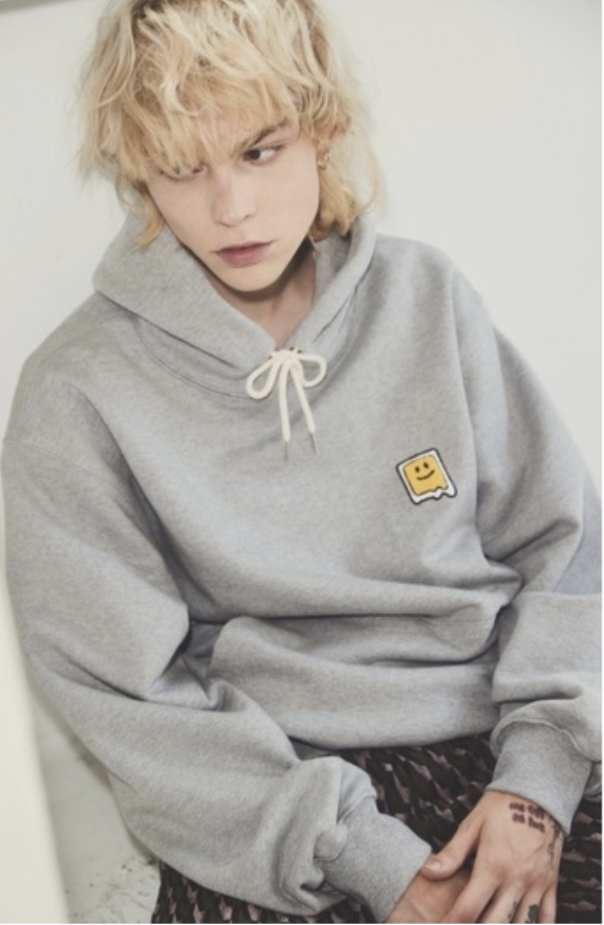 韓國設計師品牌 Misterchild 全新設計 方形笑臉帽T 衛衣 大學T 帽T 笑臉