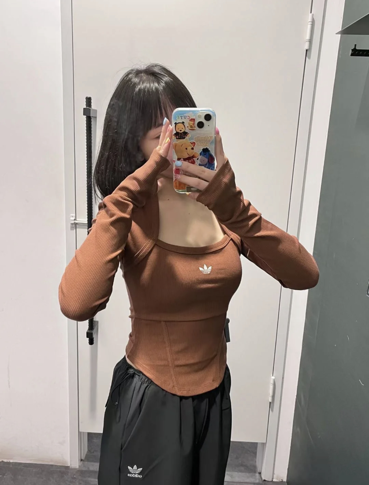 adidas originals 3 str ls tee