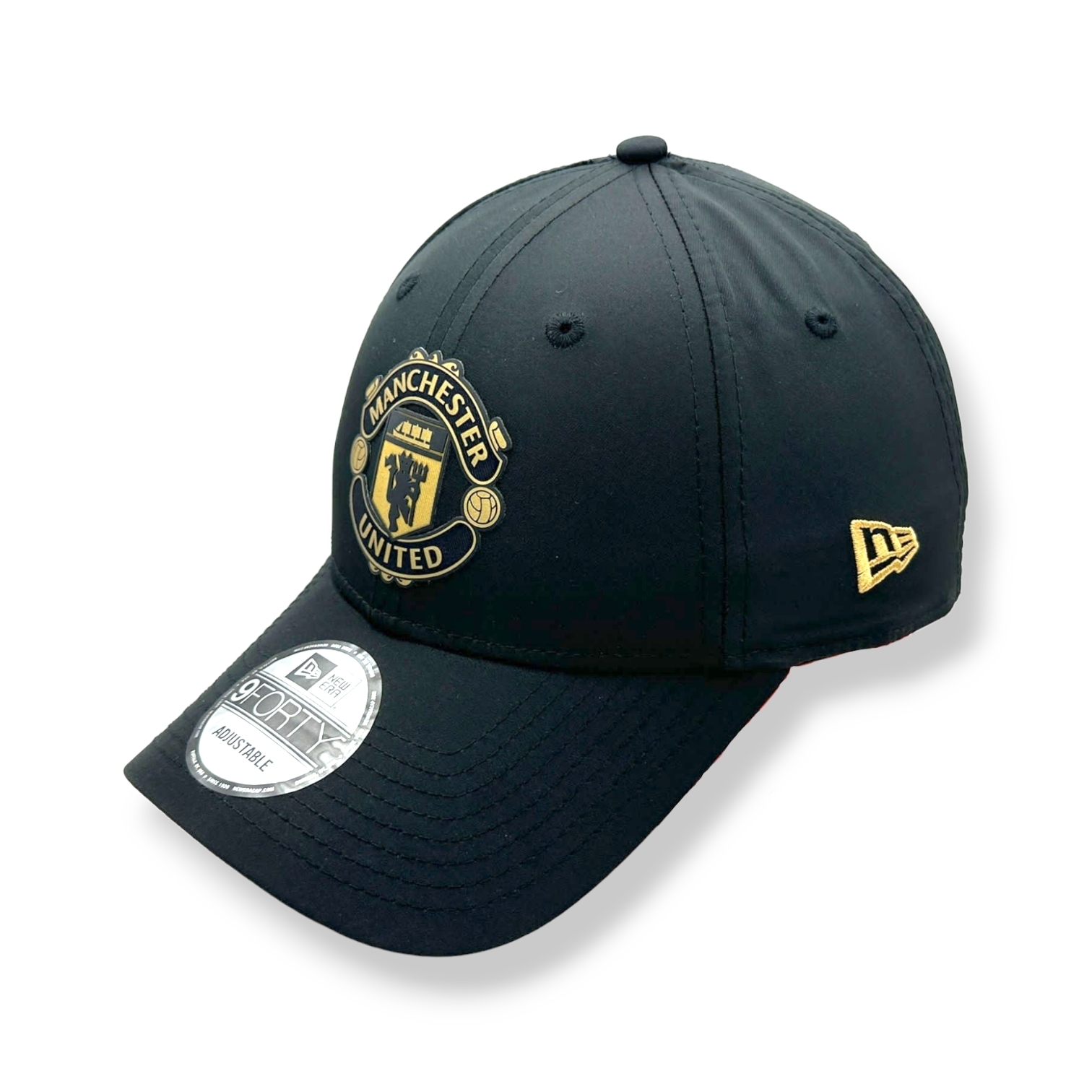 曼聯New Era黑金色會徽網帽