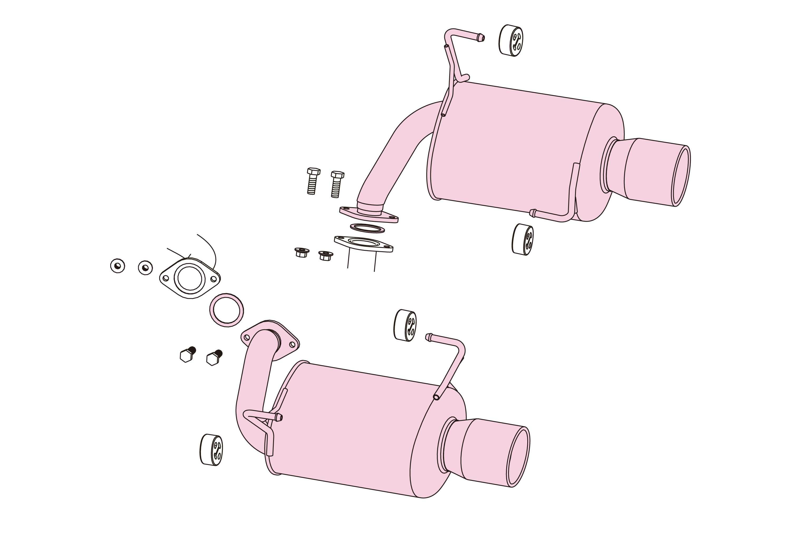 FUJITSUBO A-S 排氣管 SUBARU FORESTER XT 2013-2018