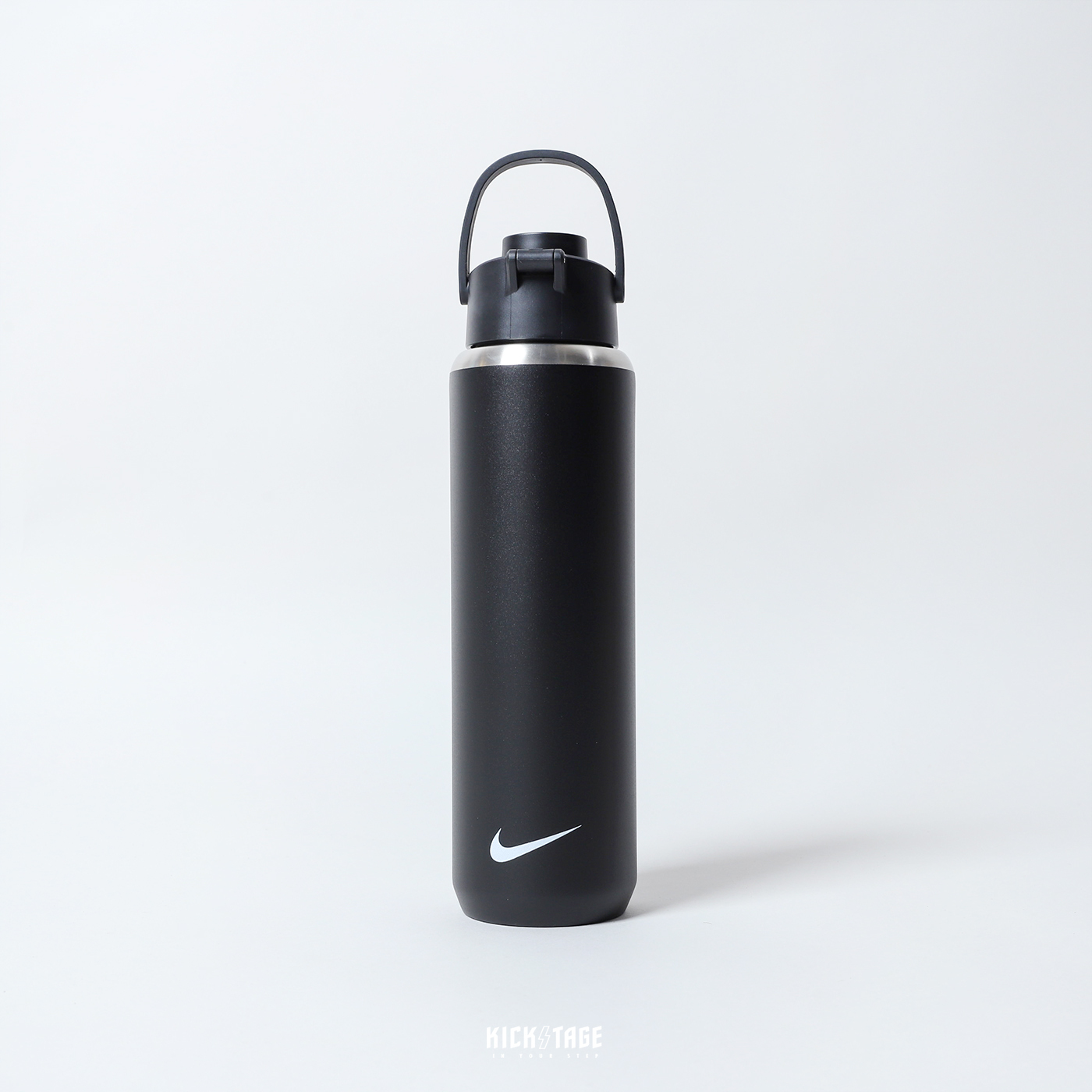 NIKE SS RECHARGE 24OZ 黑色不鏽鋼大口徑保冷瓶登山運動單車水壺【DX7047-