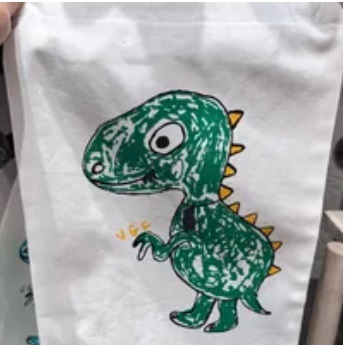 [S] VANILLAGATEGALA RUAY ORIGINAL GREEN COTTON, DRAWSTRING BAG, SVG10 (SVG10)