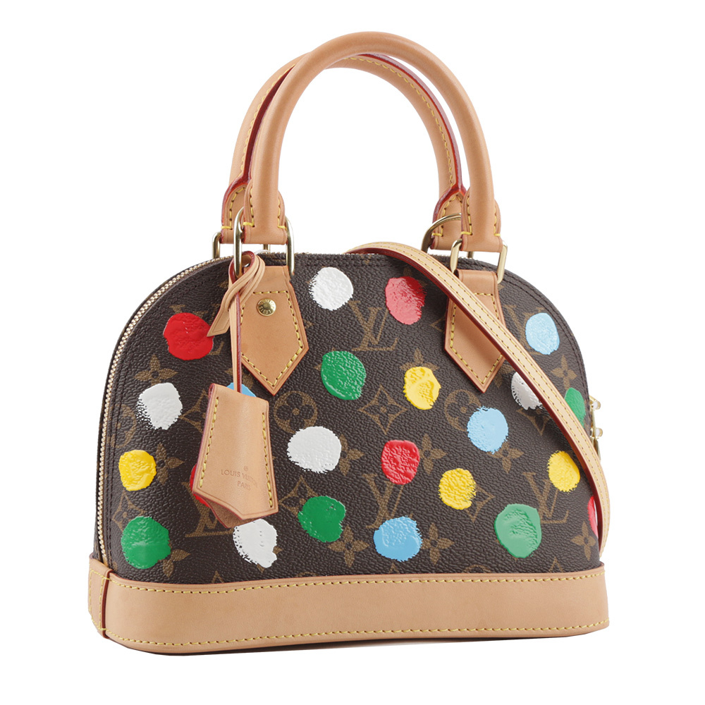 【Louis Vuitton】LV x YK Monogram Alma BB 立體點點手提/斜背包