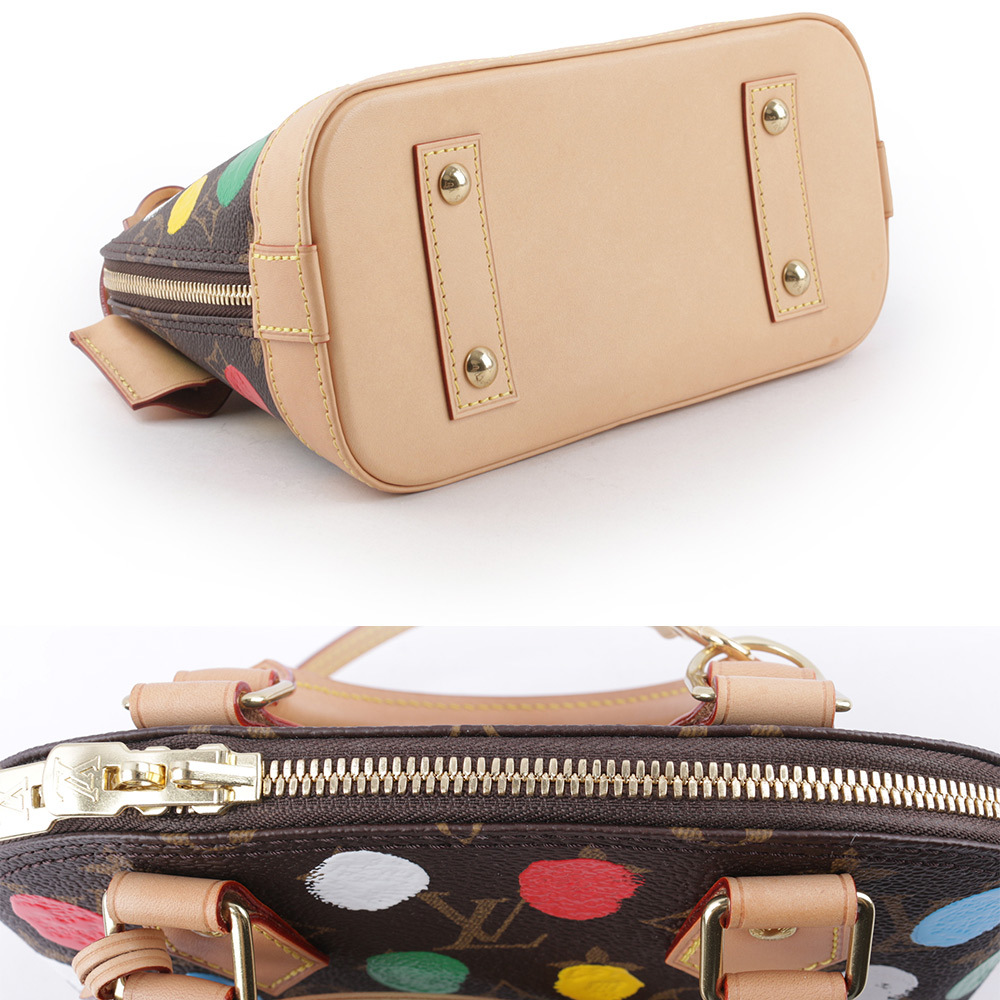 【Louis Vuitton / LV】LV x YK Monogram Alma BB 立體點點手提/斜背包 M46431